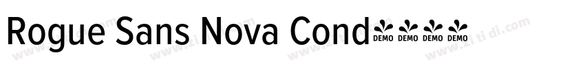Rogue Sans Nova Cond字体转换